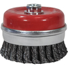 Faithfull Twisted Knot Wire Cup Brush 65mm M10 x 1.25 Thread