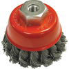 Faithfull Twisted Knot Wire Cup Brush 65mm M10 x 1.5 Thread