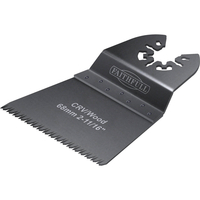 Faithfull Wood Fast Flush Cut Blade 68mm for Power Multi Tools Pack of 5