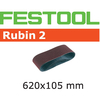 Festool L620X105 60G RU2/10 Sanding Belts 620 x 105mm Pack of 10