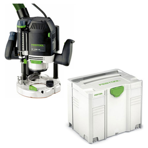 Festool OF 2200 EB-Plus 1/2" Plunge Router 2200w 110v + Systainer System Case