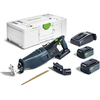 Festool RSC 18 EB 18v Cordless Reciprocating Saw 2 x 5ah Li-ion Charger Case