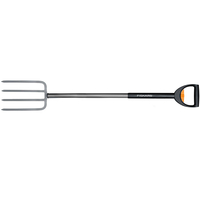 Fiskars Telescopic Garden Digging Fork 1.05 - 1.25m Long