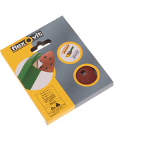Flexovit Delta Sanding Sheets Pack of 6 Coarse 63642526398