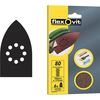 Flexovit Detail Sanding Sheets Pack of 6 Medium 63642526404