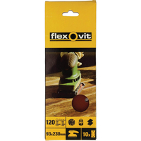Flexovit Orbital Sheets Pack of 10 93 x 230 Coarse 63642526337