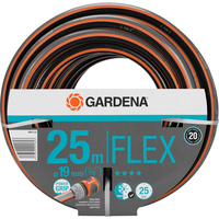 Gardena Comfort FLEX Hose Pipe 3/4" / 19mm 25m Grey & Orange