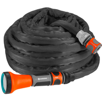 Gardena LIANO Textile Hose Spray Gun Set 1/2" / 12.5mm 15m Black