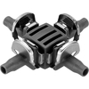 Gardena MICRO DRIP 4 Way Coupling 3/16" / 4.6mm Pack of 1