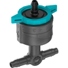 Gardena MICRO DRIP Adjustable Inline Pressure Compensating Drip Head (New) 3/16" / 4.6mm 8 Litres Hour Pack of 5