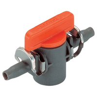 Gardena MICRO DRIP Shut Off Valve 3/16" / 4.6mm Pack of 2