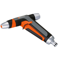 Gardena Premium Metal Adjustable Hose Spray Gun Nozzle with Flow Control