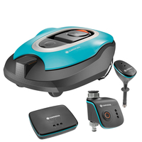 Gardena SILENO Robotic Mower & Smart Sensor Set 1 x 2ah Integrated Li-ion Charger
