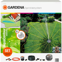 Gardena SPRINKLERSYSTEM Aquacontour Large Area Solar Pop Up Garden Sprinkler Set