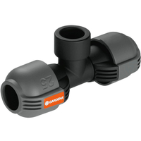 Gardena SPRINKLERSYSTEM Female Threaded T Piece Connector 25mm x 3/4" Pack of 1