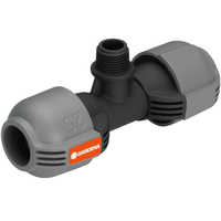 Gardena SPRINKLERSYSTEM Male Threaded T Piece Connector 25mm x 3/4" Pack of 1