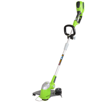 Greenworks G40LTK2 40v Cordless Grass Trimmer 300mm 1 x 2ah Li-ion Charger