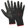 Handy Black Polyurethane Coated Knitted Gloves Small