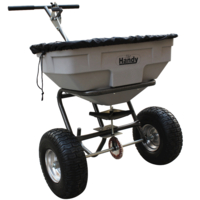 Handy S125 Push Feed,  Grass & Salt Broadcast Spreader 3.66m Spread Width 57kg Capacity