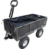 Handy THDLGT Large Steel Garden Trolley with Liner,  Tray and Punctureless Wheels 400Kg