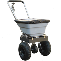 Handy THSS80 Stainless Steel Push Feed,  Grass and Salt Broadcast Spreader 36kg