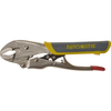 Hanson Automatic Locking Pliers Curved Jaw Soft Grip Handle 150mm / 6"