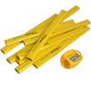 Hanson Carpenters Pencils Tube of 10 with VersaSharp Pencil Sharpener