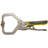 Hanson Soft Grip Automatic C Clamp with Swivel Pads 180mm / 7"