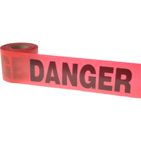 Hanson Tape Danger Red 91m / 300ft