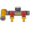 Hozelock Flow Max 2 Way Threaded Tap Hose Pipe Connector 21mm,  26mm & 33mm