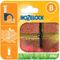 Hozelock MICRO Wall Clip 5/32" / 4mm Pack of 12
