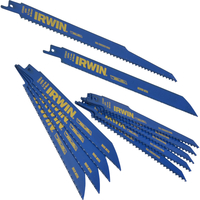 Irwin 11 Piece Bi Metal Reciprocating Saw Blade Set