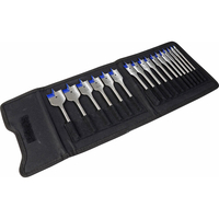 Irwin 17 Piece Blue Groove 4X Flat Bit Set