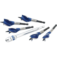 Irwin 5 Piece 6X Blue Groove Stubby Wood Bit Set