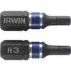Irwin H3 x 25mm Hexagon Impact Screwdriver Bit 25mm Pack of 2