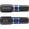 Irwin H5 x 25mm Hexagon Impact Screwdriver Bit 25mm Pack of 2