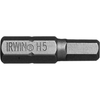 Irwin Hexagon Screwdriver Bit Hex 3mm 25mm Pack of 10