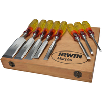 Irwin Marples 8 Piece Limited Edition Splitproof Bevel Edge Wood Chisel Set