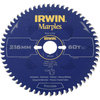 Irwin Marples Circular Saw Blade 216mm x 60 Teeth x 30mm Bore ATB / Neg M