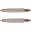 Irwin PH1 & PH2 x 50mm Phillips Double Ended Screwdriver Bit Pack of 2