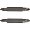 Irwin PZ1 & PZ2 x 50mm Pozi Double Ended Screwdriver Bit Pack of 2