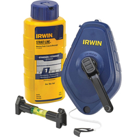 Irwin StraitLine Speedline Pro Chalk Line Reel Set 30m