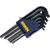 Irwin T10755 10 Piece Short Arm Hex Key Set