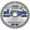 Irwin Weldtec Circular Saw Blade 160mm x 40 Teeth x 20mm Bore ATB