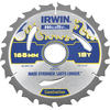 Irwin Weldtec Circular Saw Blade 165mm x 18 Teeth x 30mm Bore ATB