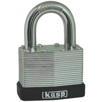 Kasp 130 Series Laminated Steel Padlock Keyed Alike 60mm Standard 30601