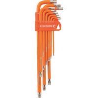 Kincrome 9 Piece Tamperproof Torx Set Long Series