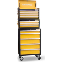 Kincrome Evolve 12 Drawer Tool Chest,  Add On and Roller Cabinet Colour Combo Yellow