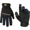 Kunys Flex Grip Workright Lined Winter Gloves Black L