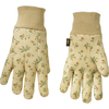 Kunys Garden Cotton Jersey Gripper Gloves One Size Green